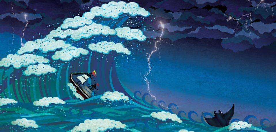 Cover of Pishi Caught in a Storm