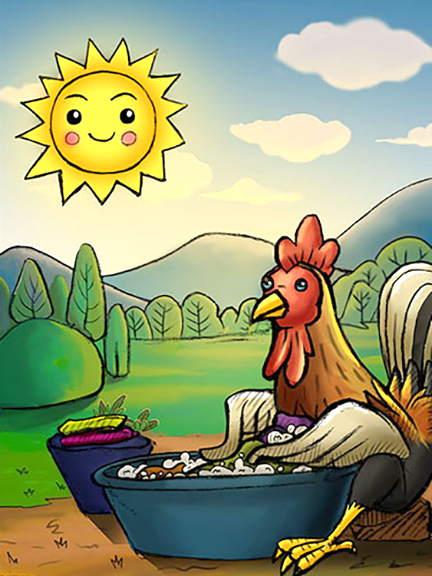 Cover of The Rooster and the Sun